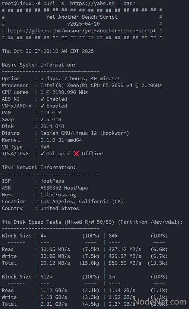 Colocrossing 2025黑色星期五无限流量版亲身体验测评